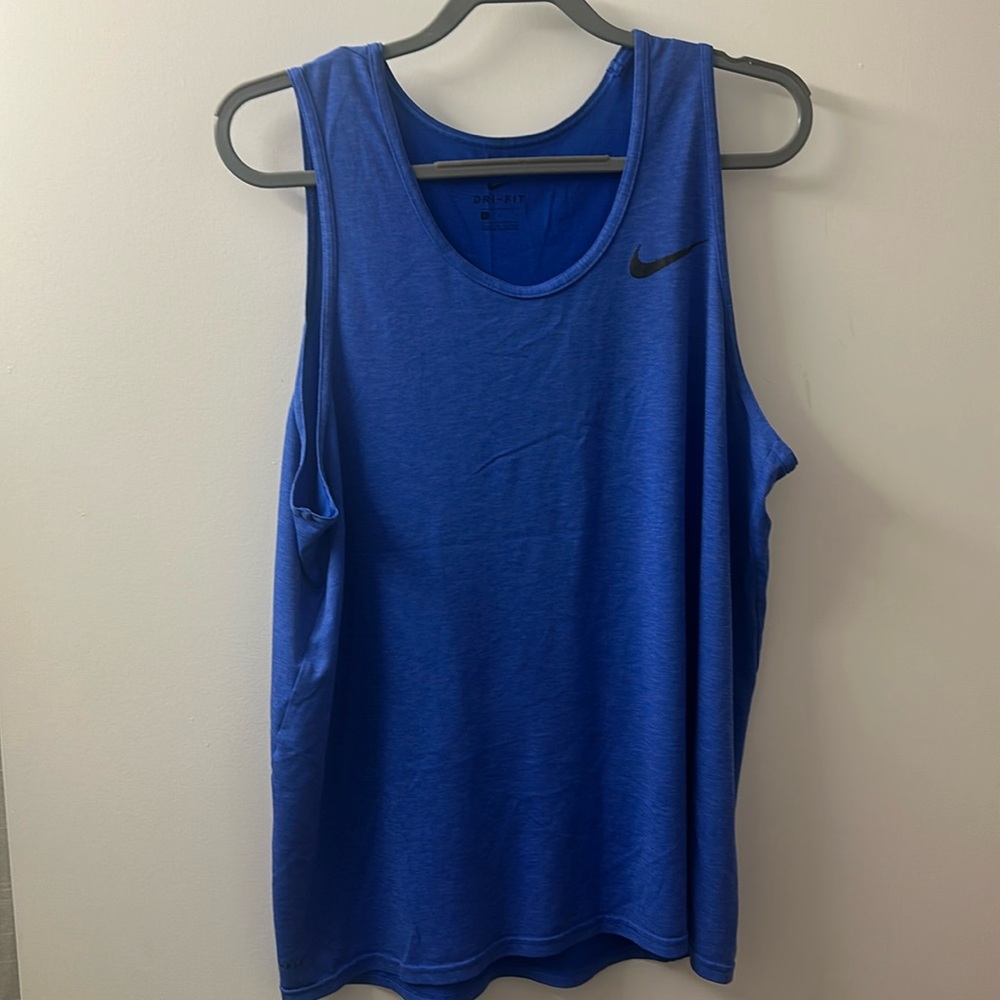Nike Men’s Tank Top, Blue, Lg